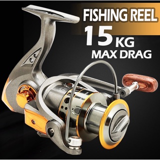 2022 Nova Carretel De Arremesso 5.2 ; 1 Roda De Pesca Preto Cinza Mão Esquerda Com Direita Fiação Carretilhas Usado Para Água Salgada De Doce MaxDrag 15 Kg
