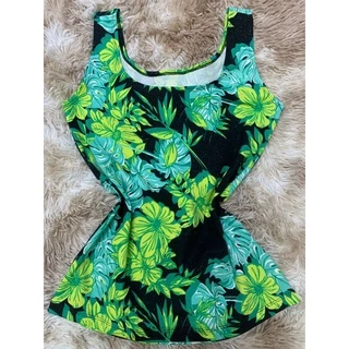 Regata GG Blusa Camisa Regata Alca Larga Malha Feminina Estampado