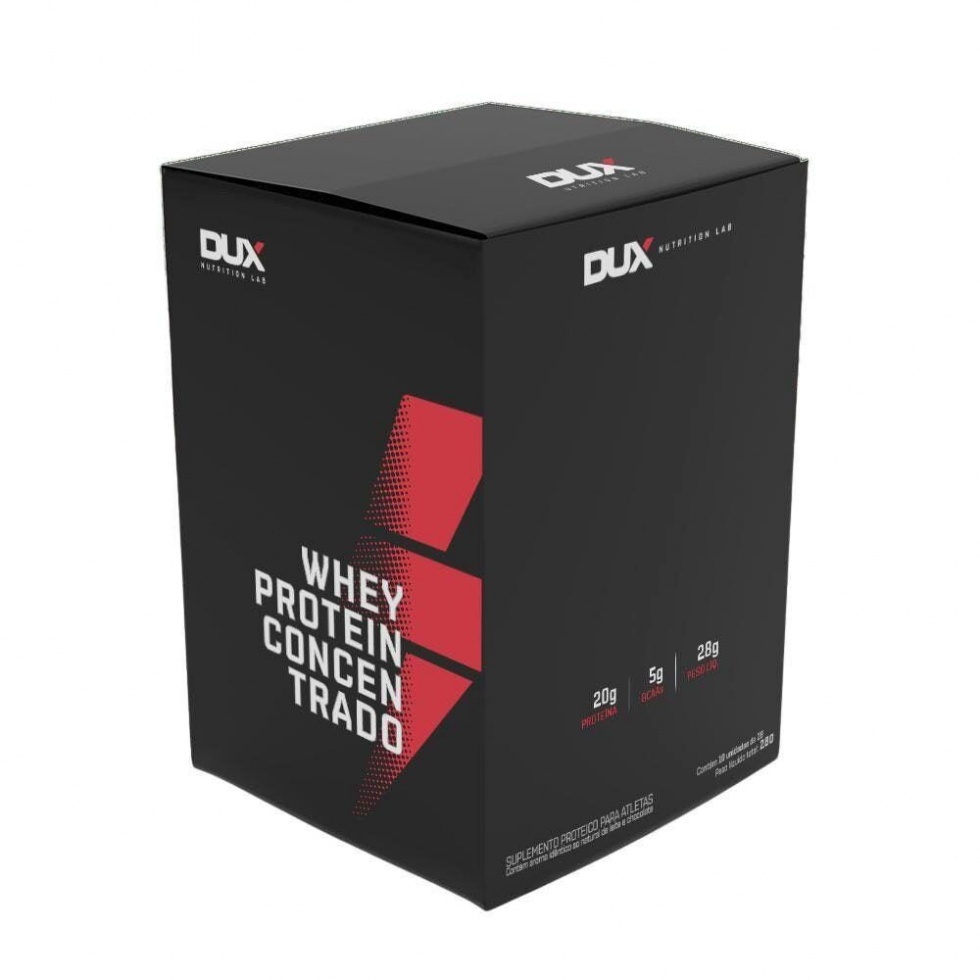 Whey Protein Concentrado Display (10 Sachês 28g) - Sabor: Chocolate ...
