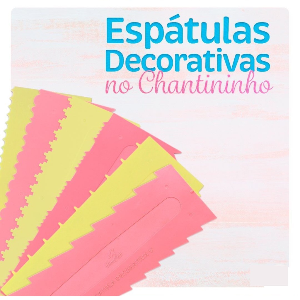 Jogo 8 Espatulas P/ Confeitaria Artistica Decorar Bolo Torta - R$ 129,9