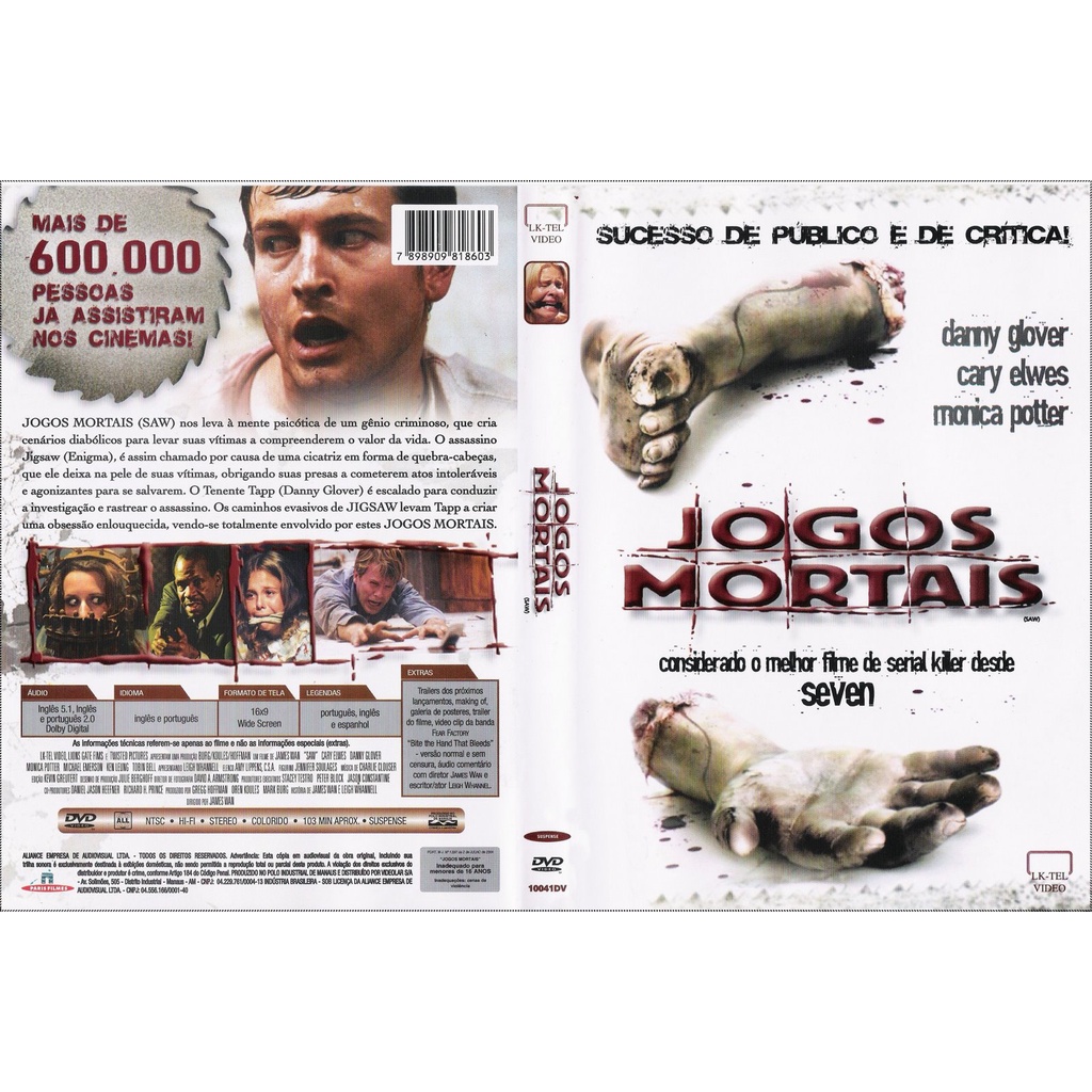 JOGOS MORTAIS (2004) | Shopee Brasil
