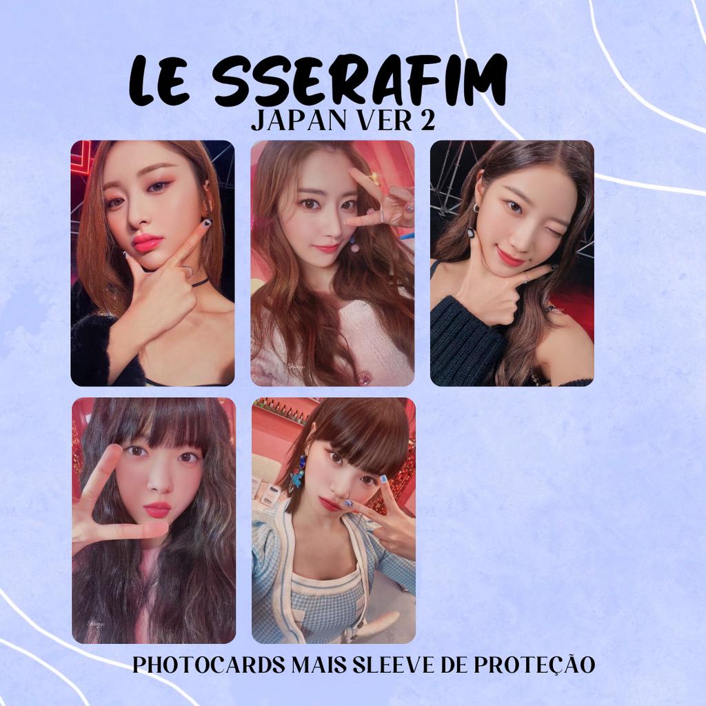 Photocards Le Sserafim Japan | Shopee Brasil