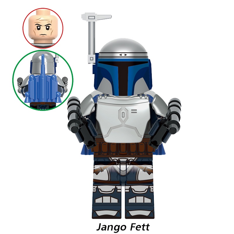 X0343 Guerra Espacial Boba Fett Din Djarin Koska Reeves Jango Luke ...