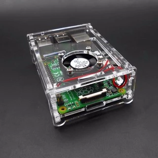 Case Acrilico Para Raspberry Pi3+ Cooler+dissipadores!