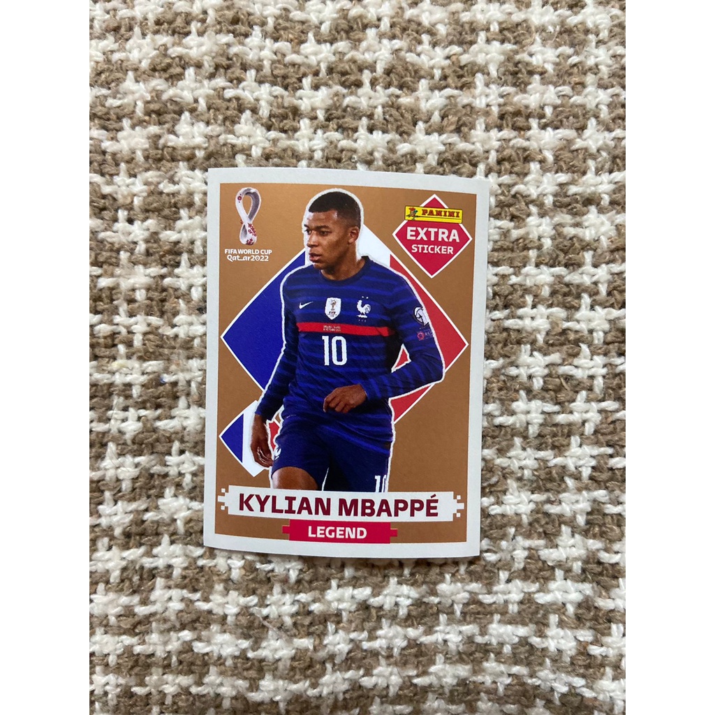 KYLIAN MBAPPÉ OURO (Gold) - EXTRA LEGEND (França) - Figurinha