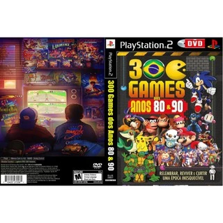 300 Games Classicos dos anos 80 e 90 - Playstation 2