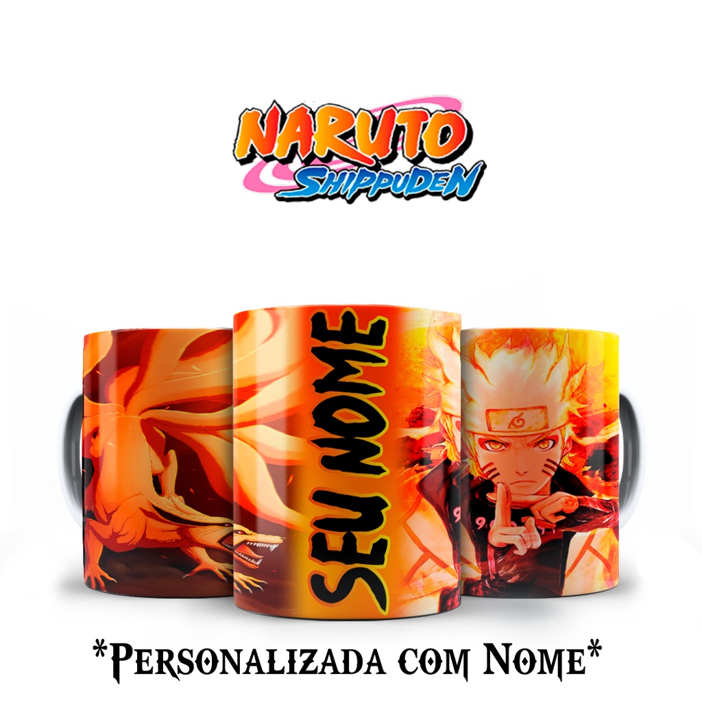 Caneca Akatsuki Simbolo Naruto