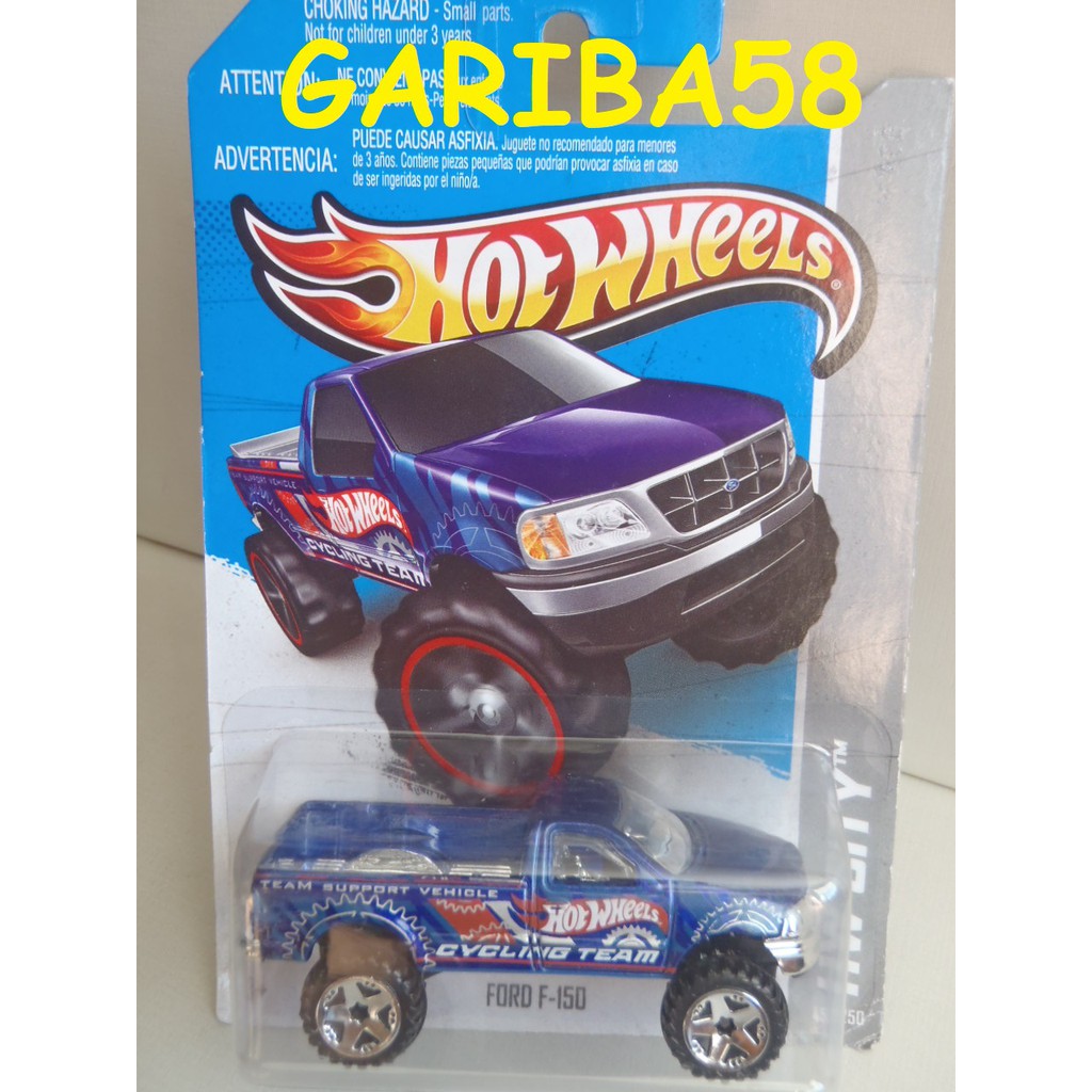 HOT WHEELS 1997 FORD F-150 4X4 LIFTED 2013 CYCLING TEAM GARIBA58