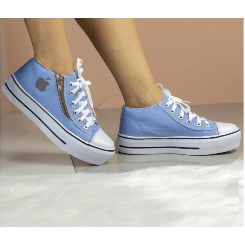 Tenis azul sale bebe feminino