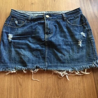 Saia Jeans Destroyed