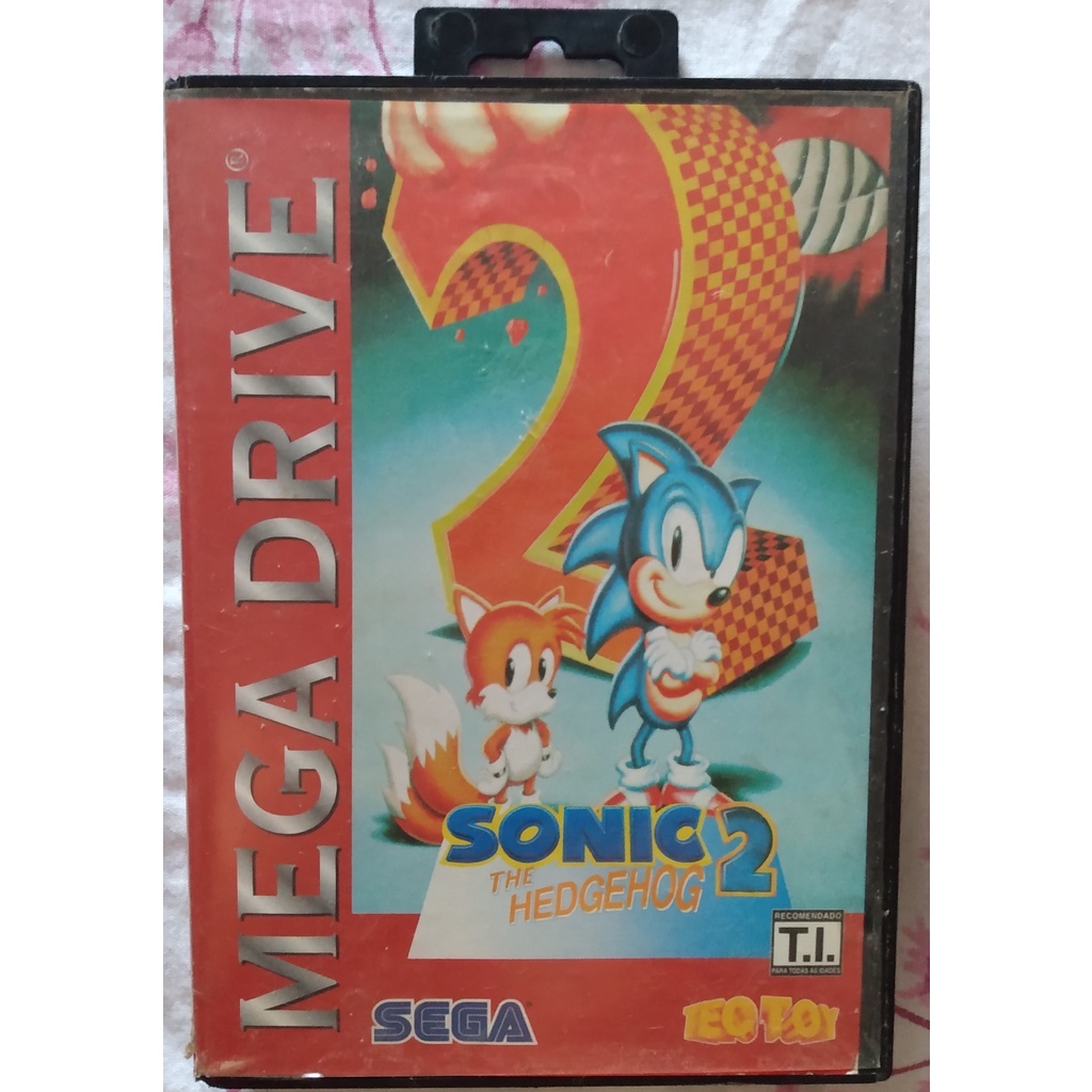 Sega Mega Drive Cassete de Jogos-Sonic com capa Lourosa • OLX Portugal