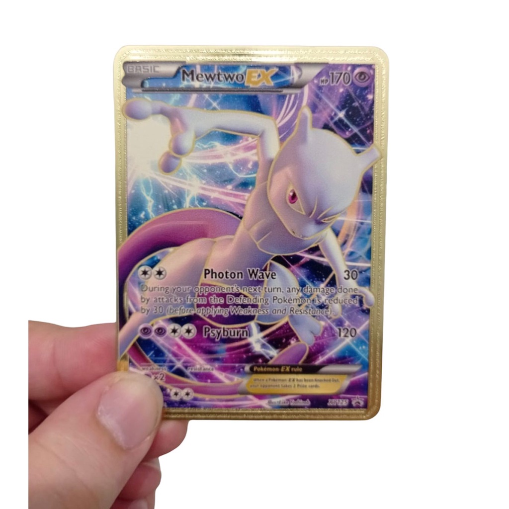 Carta Pokemon Mewtwo Ex  Produto Masculino Copag Nunca Usado