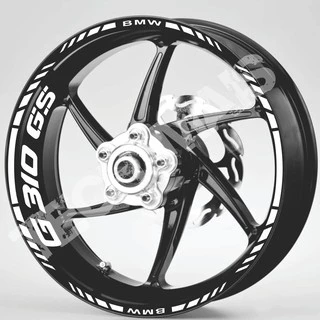 Kit Adesivos Refletivos de Friso, Rodas para motos BMW G310GS G 310 GS G 310GS