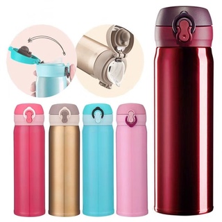 Garrafa Térmica Aço Inox Trava Vacuum Cup - 500ml
