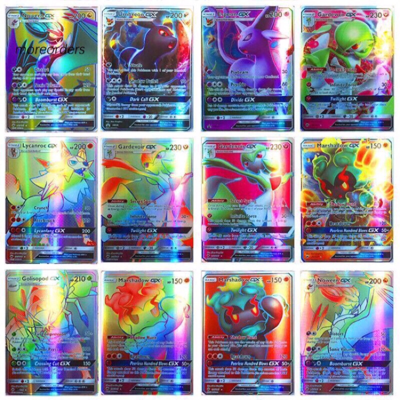 Lote 10 Cartas Pokemon GX Aleatorias