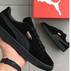 Puma suede masculino store preto