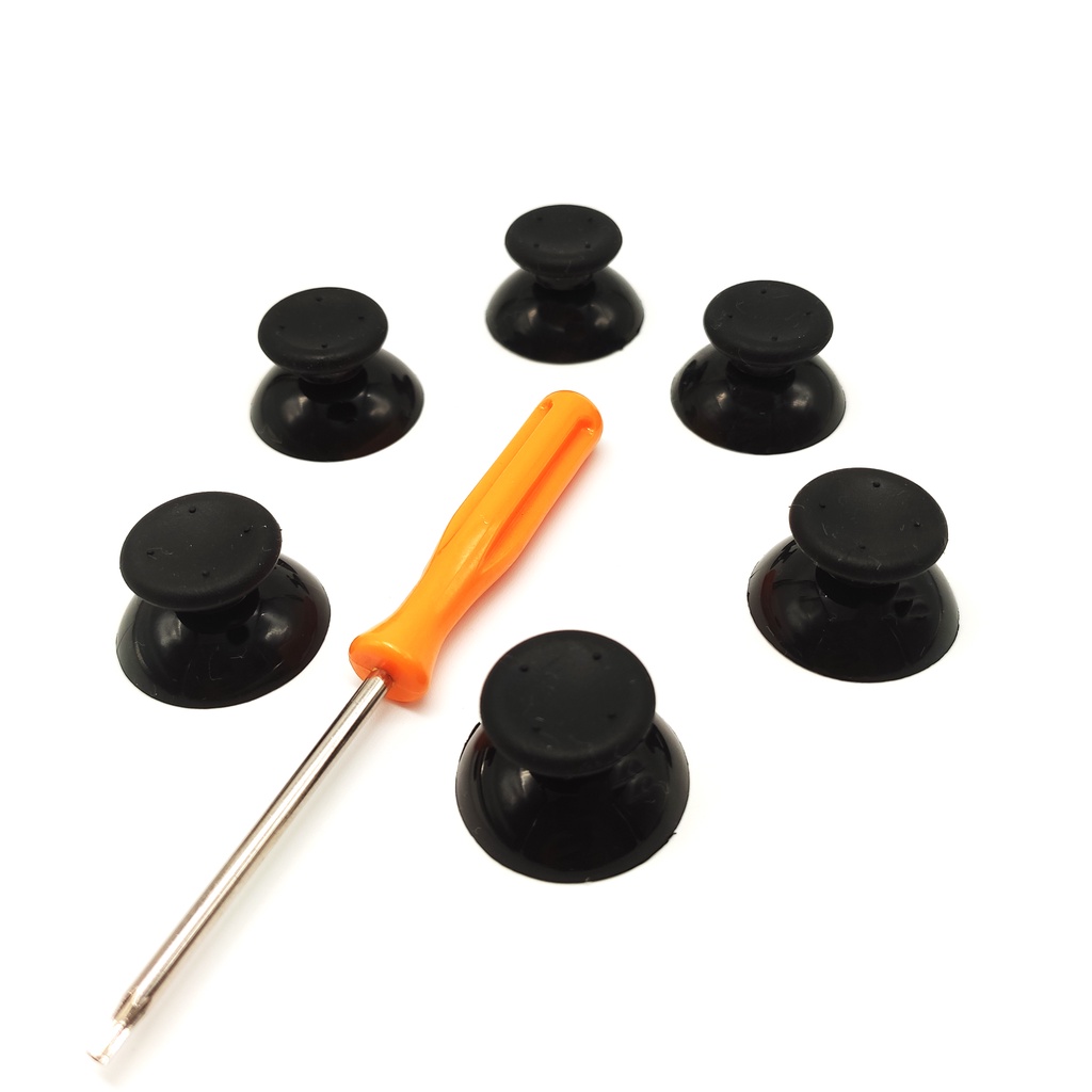 6- Botões Analógicos ou capa do analógico + chave T8 Para O Controle Xbox 360