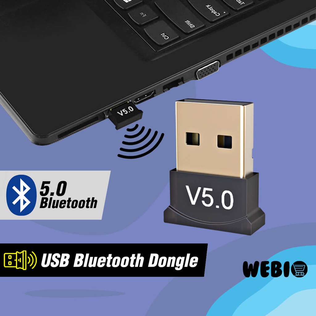 Adaptador Usb Bluetooth Dongle Receptor Sem Fio Pc Laptop