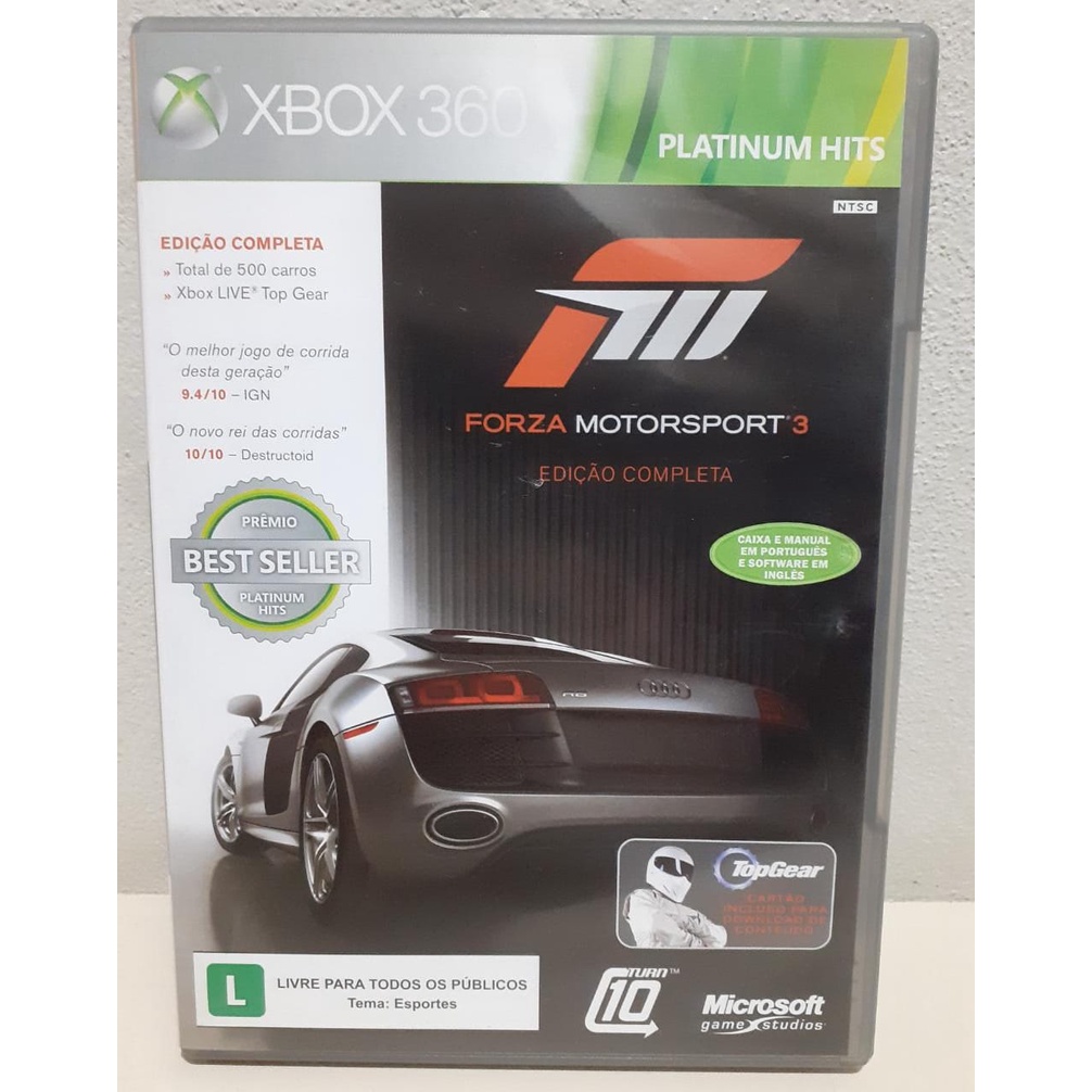 Forza Motorsport 3 Video Game Xbox 360 Platinum Hits Ultimate