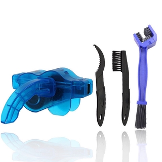 KIT Bike com 4 Peças de Ferramentas Para Limpeza de Corrente Catraca Cassete Bicicleta