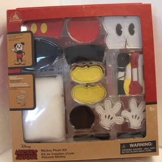 (cx 3) BONECOS DISNEY PELUCIA MICKEY KIT PLUSH NEW BOX 7" mouse linha costura crie o seu original USA DISNEY