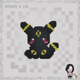 Evolução da Eevee (Pokémon) Ímã ou Chaveiro - Pixel Art/ Hama Beads