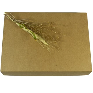10 Caixas de papel para presente Kraft 27x19,5x5 cm R2