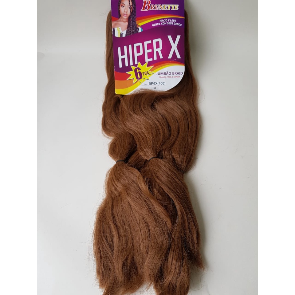 Jumbão Cabelo Jumbo Hiperx 400 Gramas Box Braids Trança