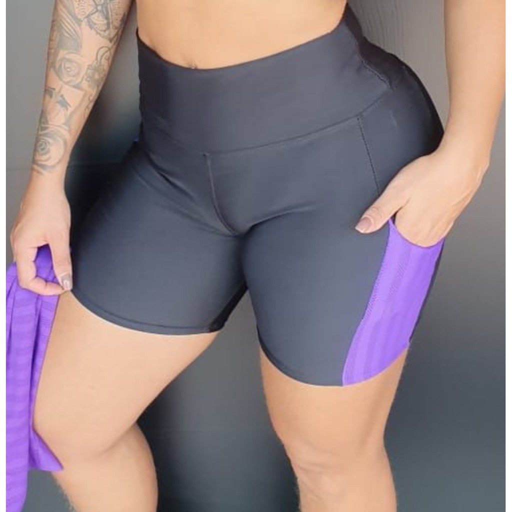 Short de Academia Feminino, Moda Fitness