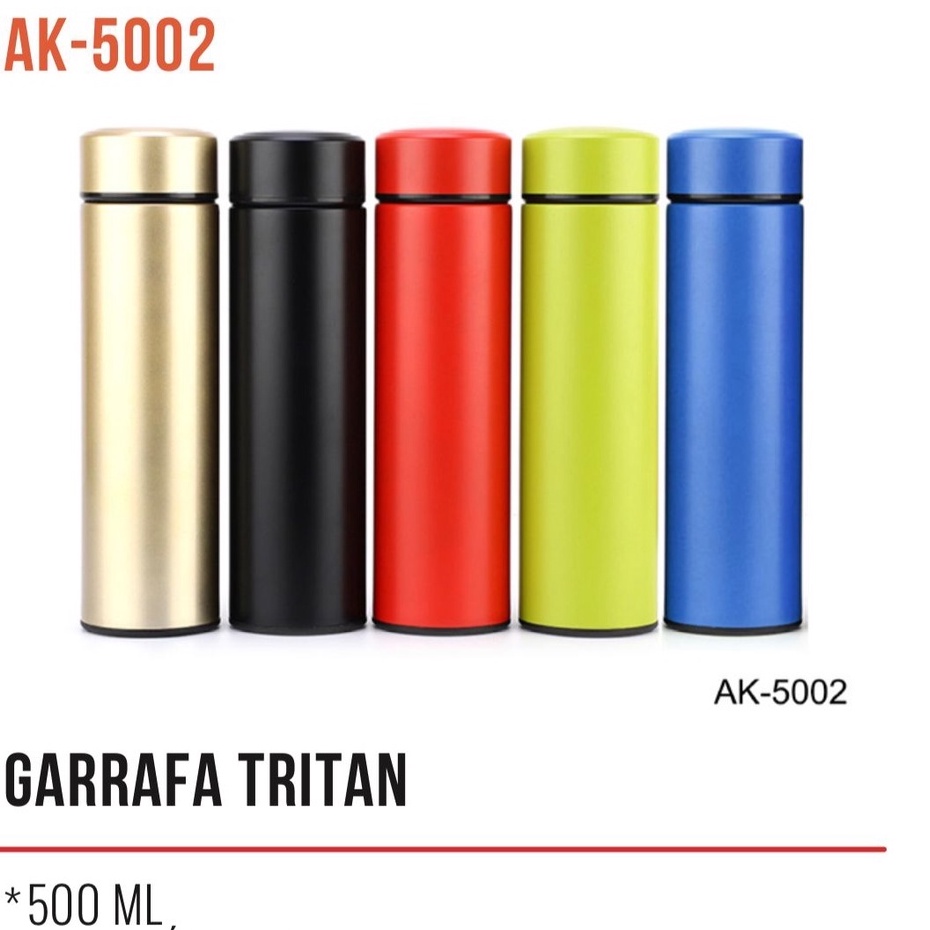 Garrafa Termica INOX 500ML - TOMATE - AK-5018