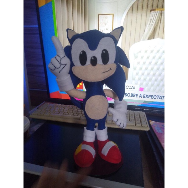 Bonecos Sonic em Feltro (preço Unitário)