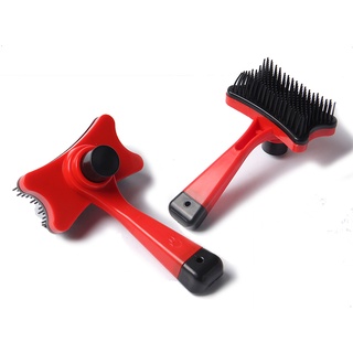 Rasqueadeira Cães Gatos Auto Limpante Profissional Homepet