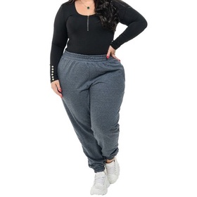 Calça de moletom store feminina plus size