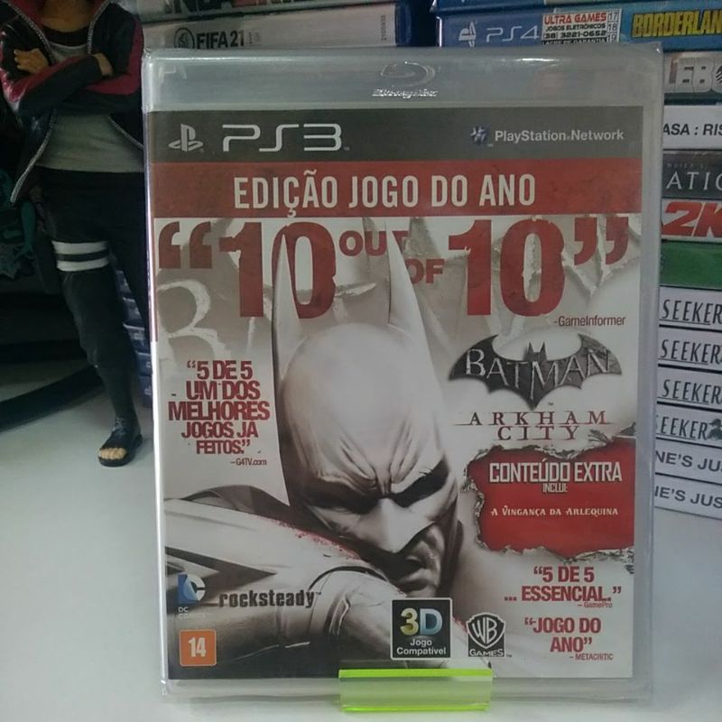 PS3 - Batman Arkham City (Edição Jogo do Ano) - waz