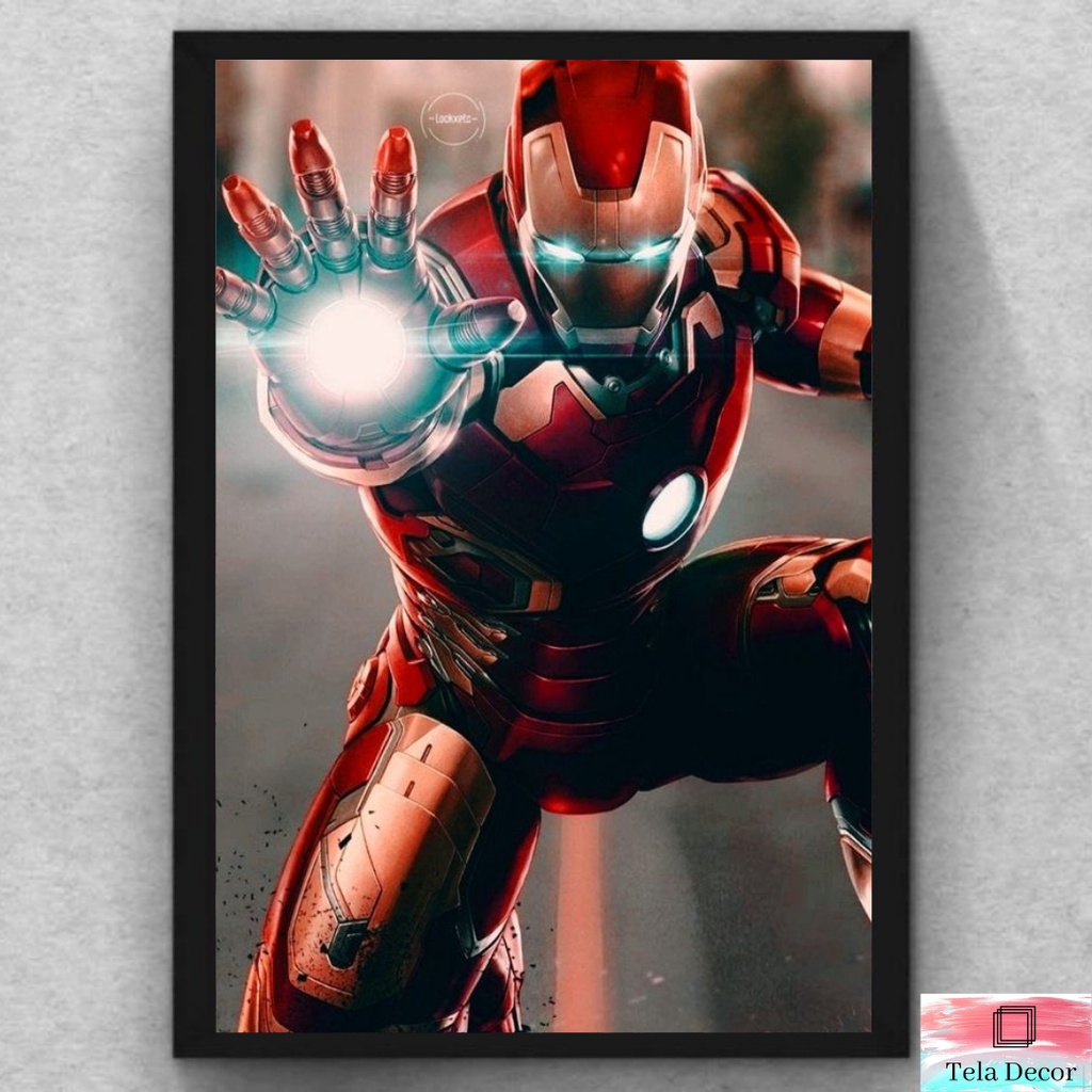 Quadro Homem de Ferro Iron Man | Shopee Brasil