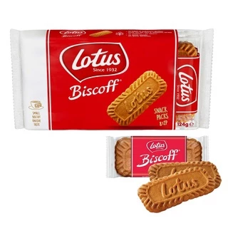 Biscoito Bolacha Belga - Lotus Biscoff 124g 8x2p ( 16 Un )
