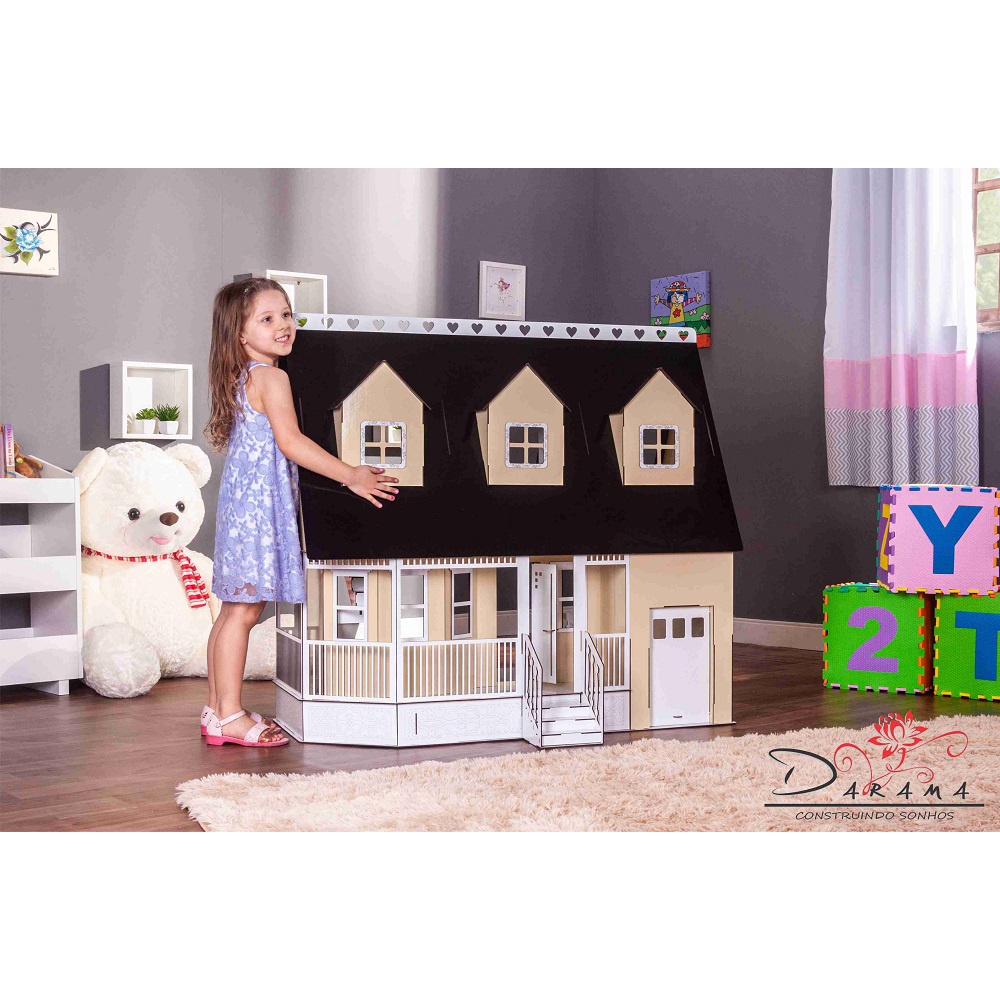 Kit Casa Boneca e Móveis Escala Barbie Emily S+B – Darama – Loja Darama –  Construindo Sonhos!