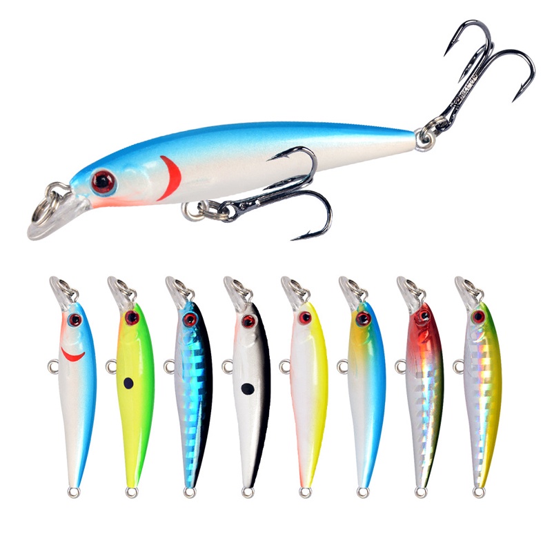 1Pcs Nova Isca De Pesca De Minhoca Afundando 5cm/3g Robalo Wobbler Ao Ar Livre