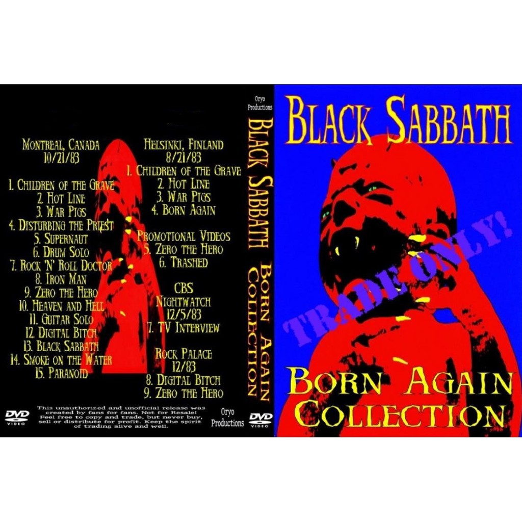 Black sabbath 4 dvds bootlegs rarissimos | Shopee Brasil