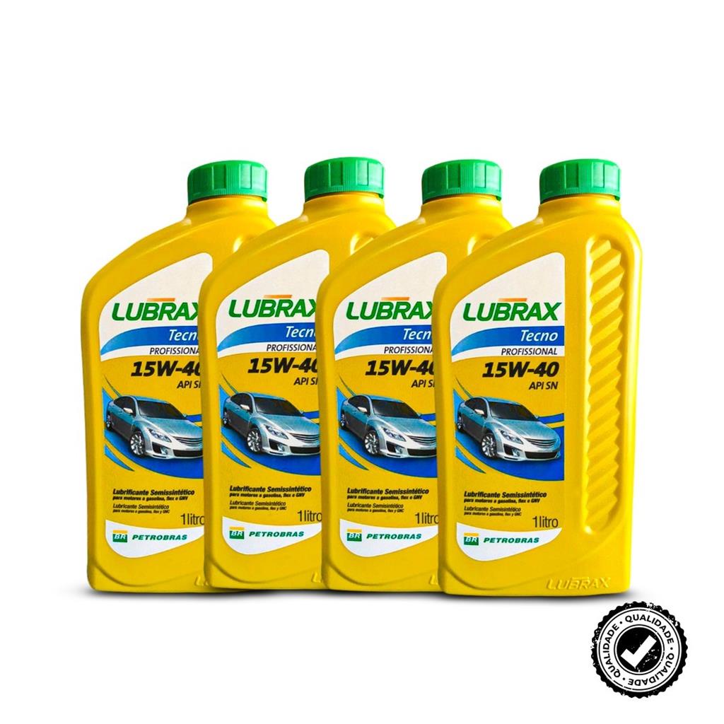 Kit Litros Oleo Lubrax Tecno W Semi Sintetico Shopee Brasil