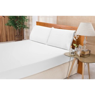 Jogo De Lencol Elegance Casal King 3 Pecas Branco