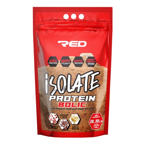 Whey Isolado e concentrado Blend Protein Bolic 1,8kg – Red Series