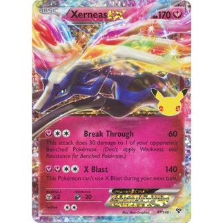 Xerneas EX XY - Celebrações 25 Anos | Shopee Brasil