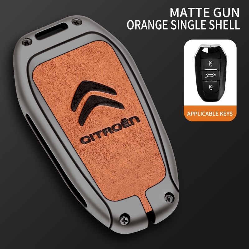 Peugeot Citroen Chave Do Carro Da Tampa Caso Shell 208 3008 308 508 408 ...