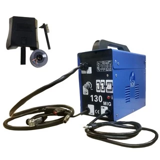 Máquina Mig 130 Nao Usa Gas 110volts WWSoldas + arame Sem Gas + Mascara Escudo e Acessórios