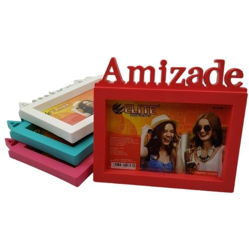 Porta Retrato Amizade Moldura Plastico Quadro Fotos X Cm Shopee Brasil