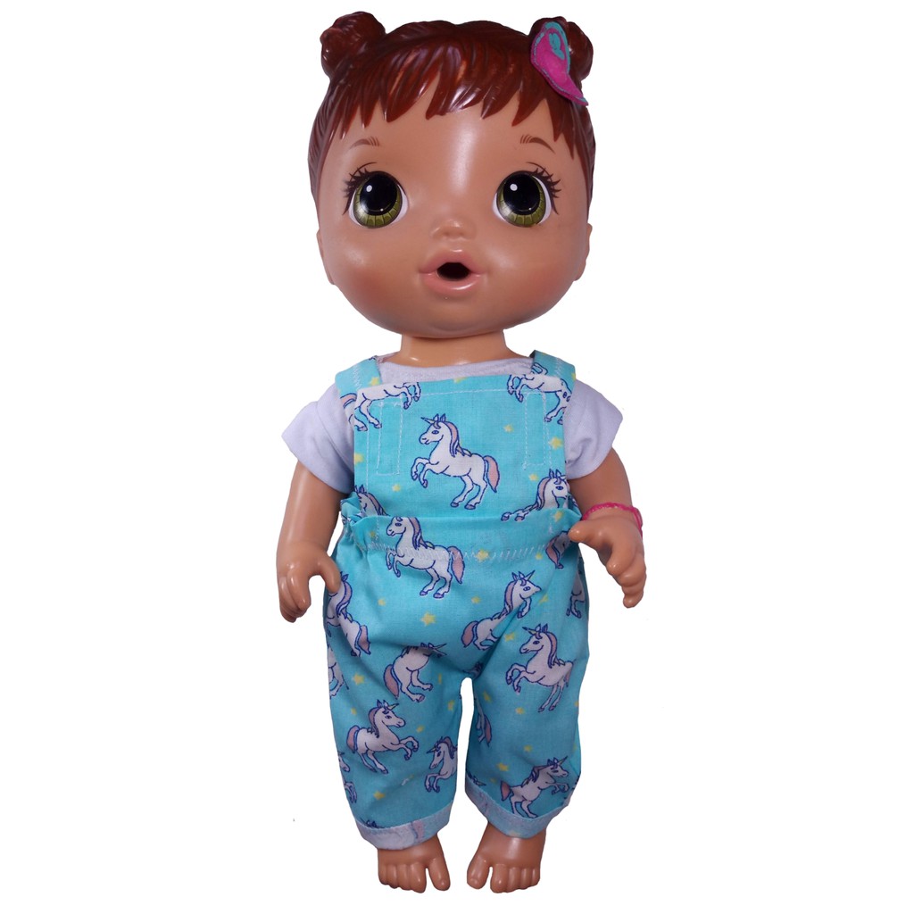 Roupa boneca Baby Alive kit com 5 peças