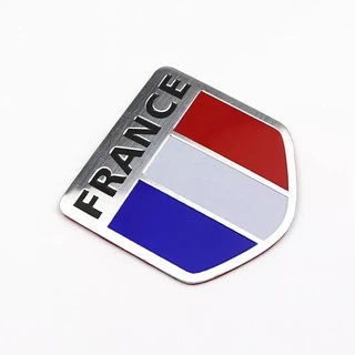 Emblema Tuning França Alumínio Peugeot Citroen