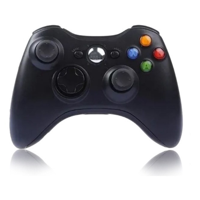 Controle Xbox Joystick 360 S Fio Wireless Pc Game Slim 360 Jogo