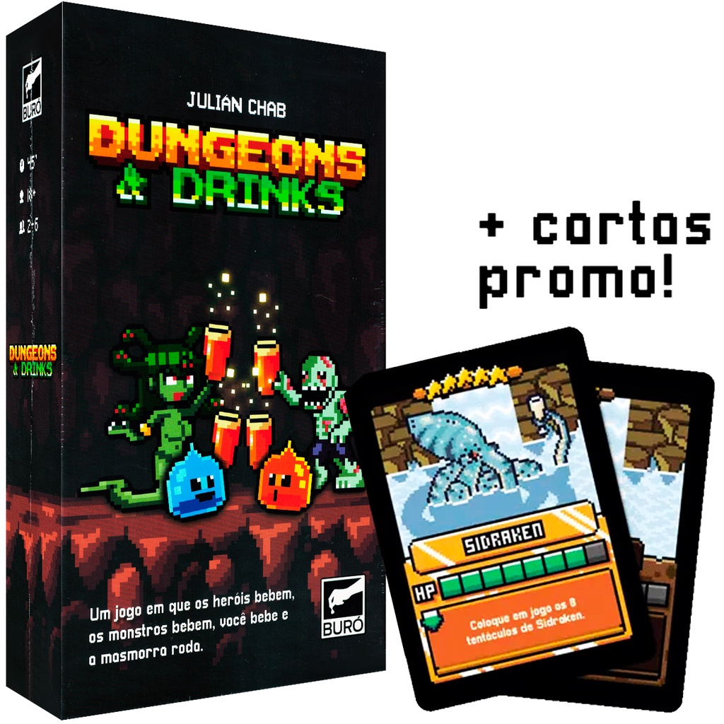 Paper Dungeons Missões Extras (Cartas Promo) Jogos de Tabuleiro